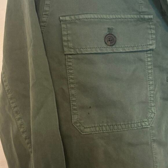 NWT Madewell Easy Utility Shirt-Jacket In Hreen Size XS - Picture 7 of 8